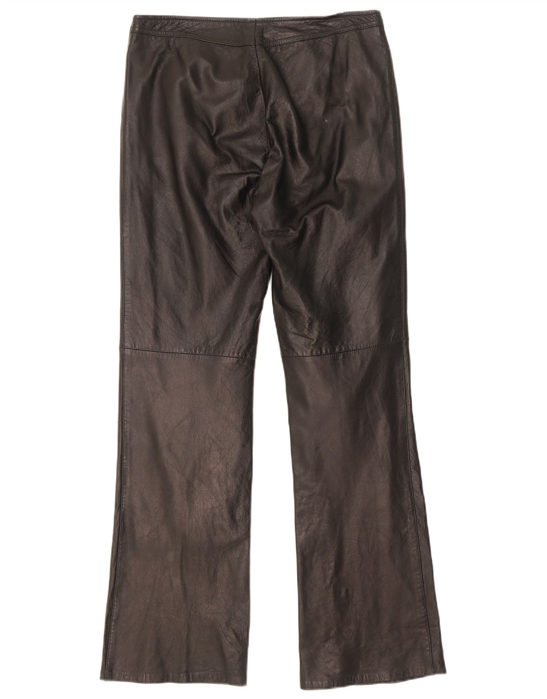 Dakota Damen Bootcut-Lederhose W30 L31 Schwarz