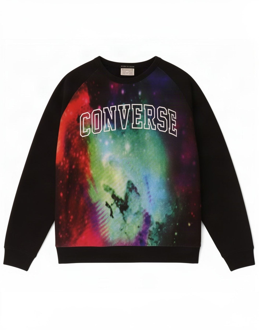 Converse Womens Graphic Sweatshirt Pullover 2XL Schwarz Baumwolle