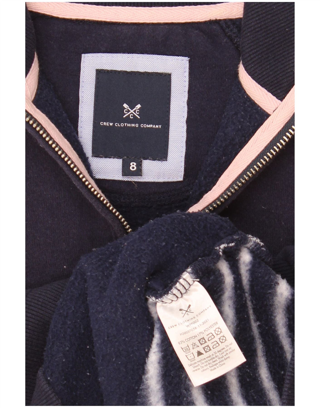Crew Clothing Damen-Sweatshirt in Übergröße, Gr. 8, Marineblau
