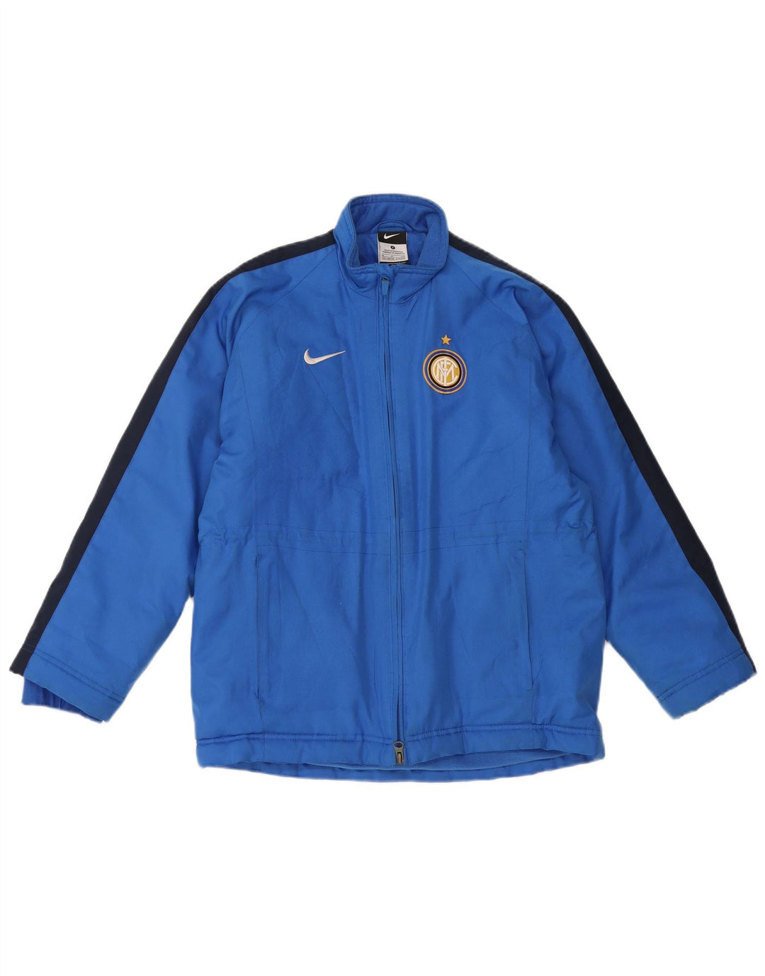 Nike Inter Mailand Windjacke für Jungen, 8–9 Jahre, Größe S, Blau, Farbblock