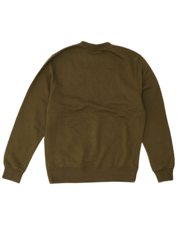 Nike Herren Sweatshirt Pullover Small Khaki Baumwolle