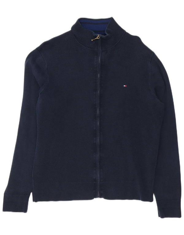 Tommy Hilfiger Herren Strickjacke XL Marineblau Baumwolle