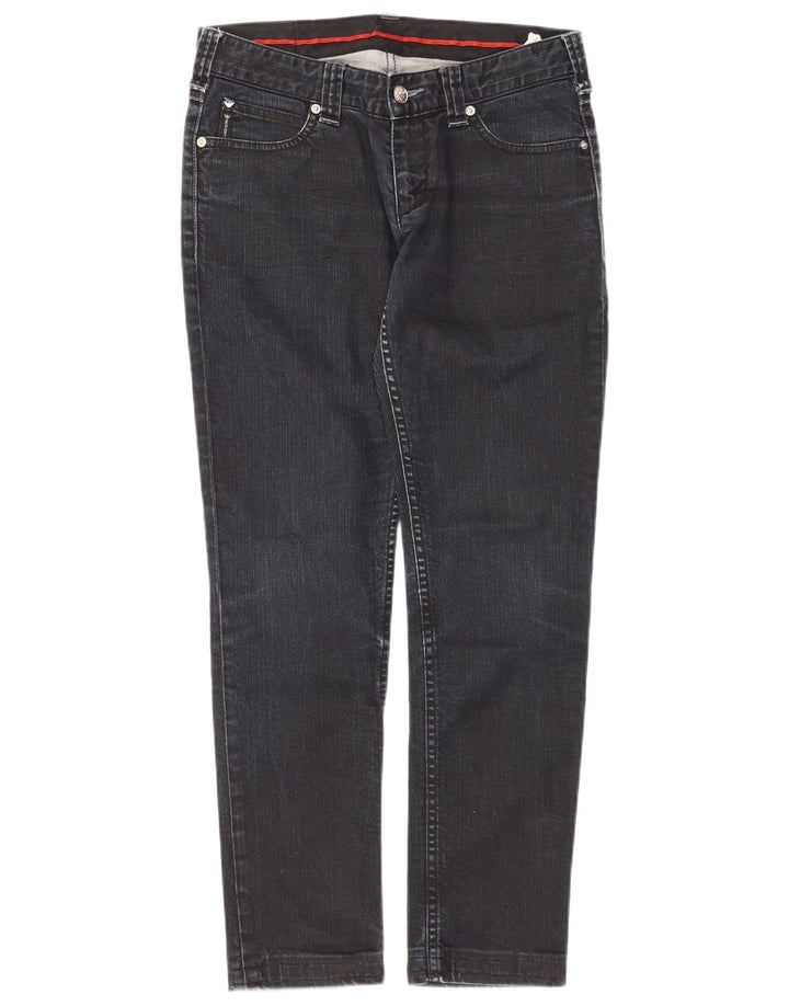 Armani Damen Slim Jeans W27 L28 Marineblaue Baumwolle
