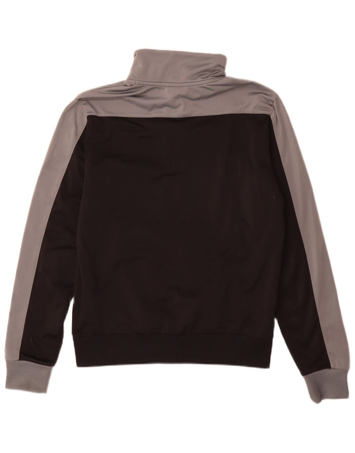 Puma Herren-Trainingsanzugoberteil, Jacke, Größe S, Schwarz, Farbblock-Polyester