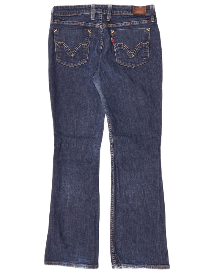Levi's Damen 629 Bootcut Jeans W32 L30 Marineblau Baumwolle