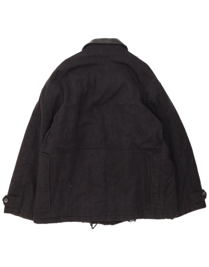 Think Pink Herren Windjacke IT 54 2XL Schwarze Wolle