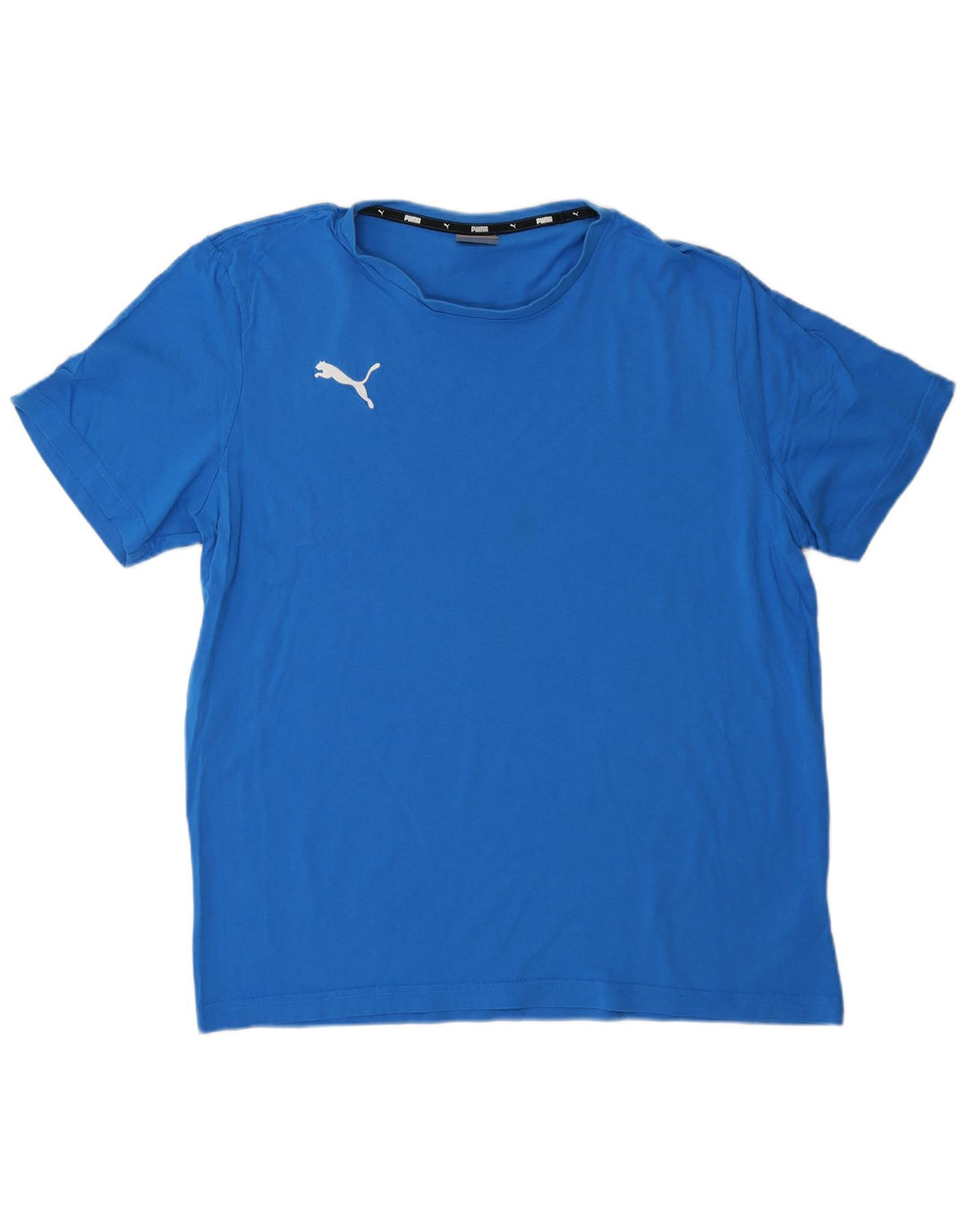 PUMA Herren T-Shirt Top XL Blau Baumwolle