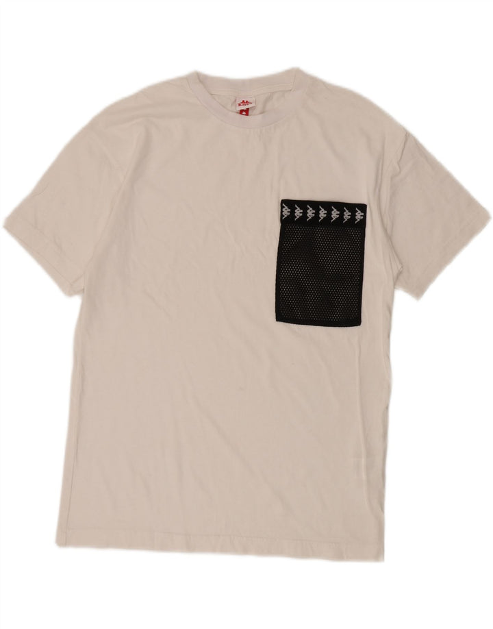 KAPPA Herren T-Shirt Top Mittelweiße Baumwolle