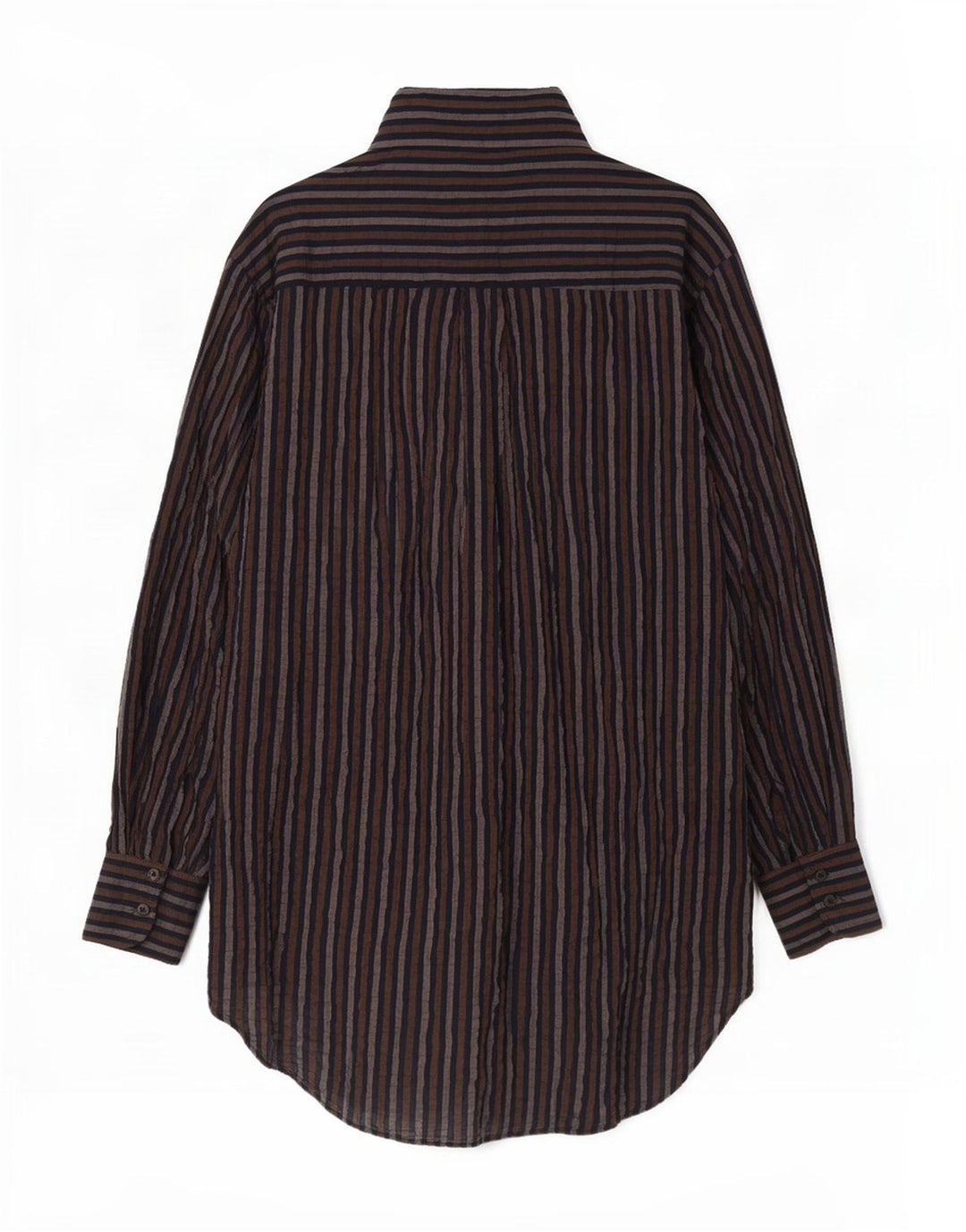 Zara Damen Übergroßes Pullover-Hemdkleid UK 6 XS Mehrfarbig gestreift