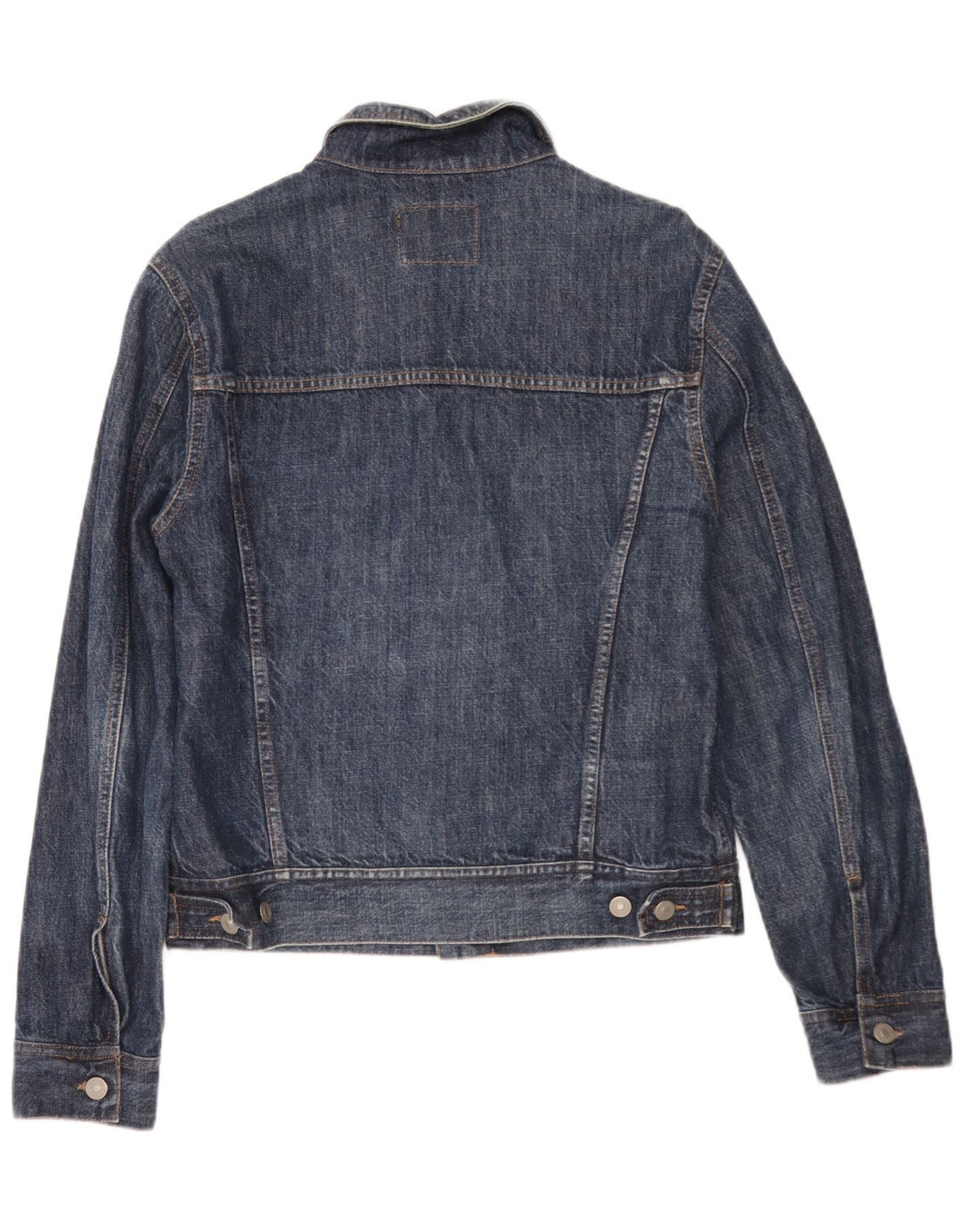 Sisley Herren Jeansjacke UK 36 Small Marineblau