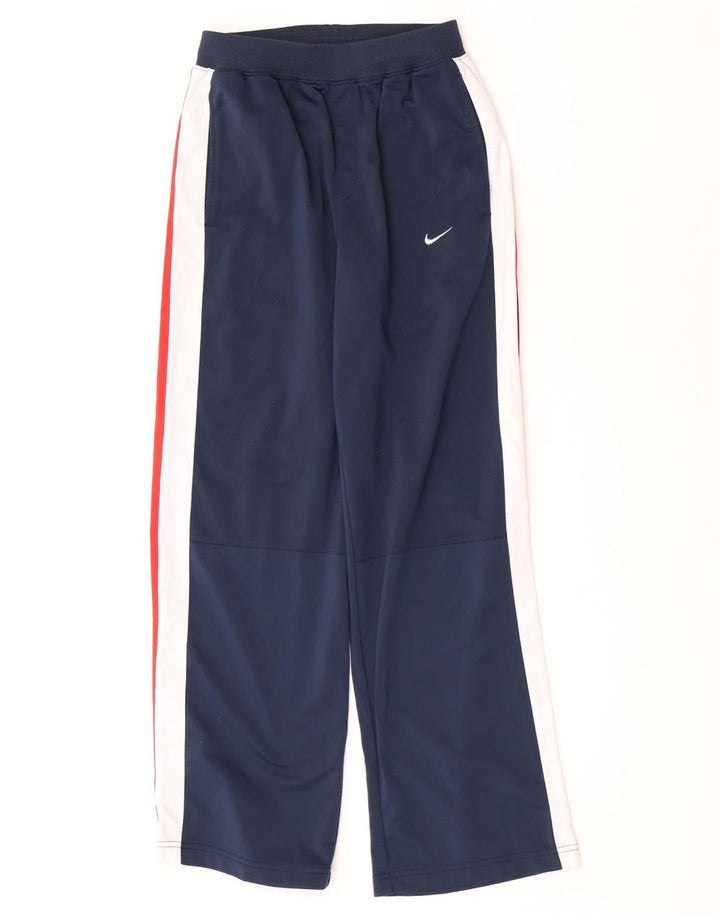 Nike Jungen-Trainingshose, 12–13 Jahre, groß, Marineblau, Farbblock
