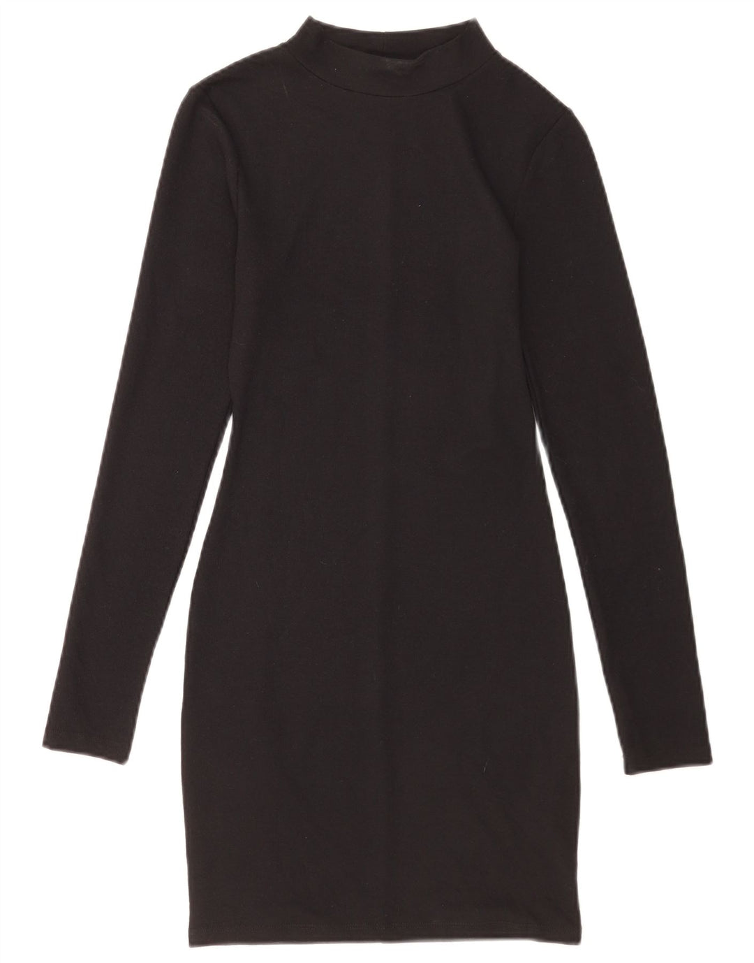 Zara Damen Langarm-Etuikleid, Größe S, Schwarz, Polyester