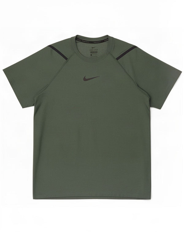 Nike Herren Dri Fit Standard T-Shirt Top Large Grün