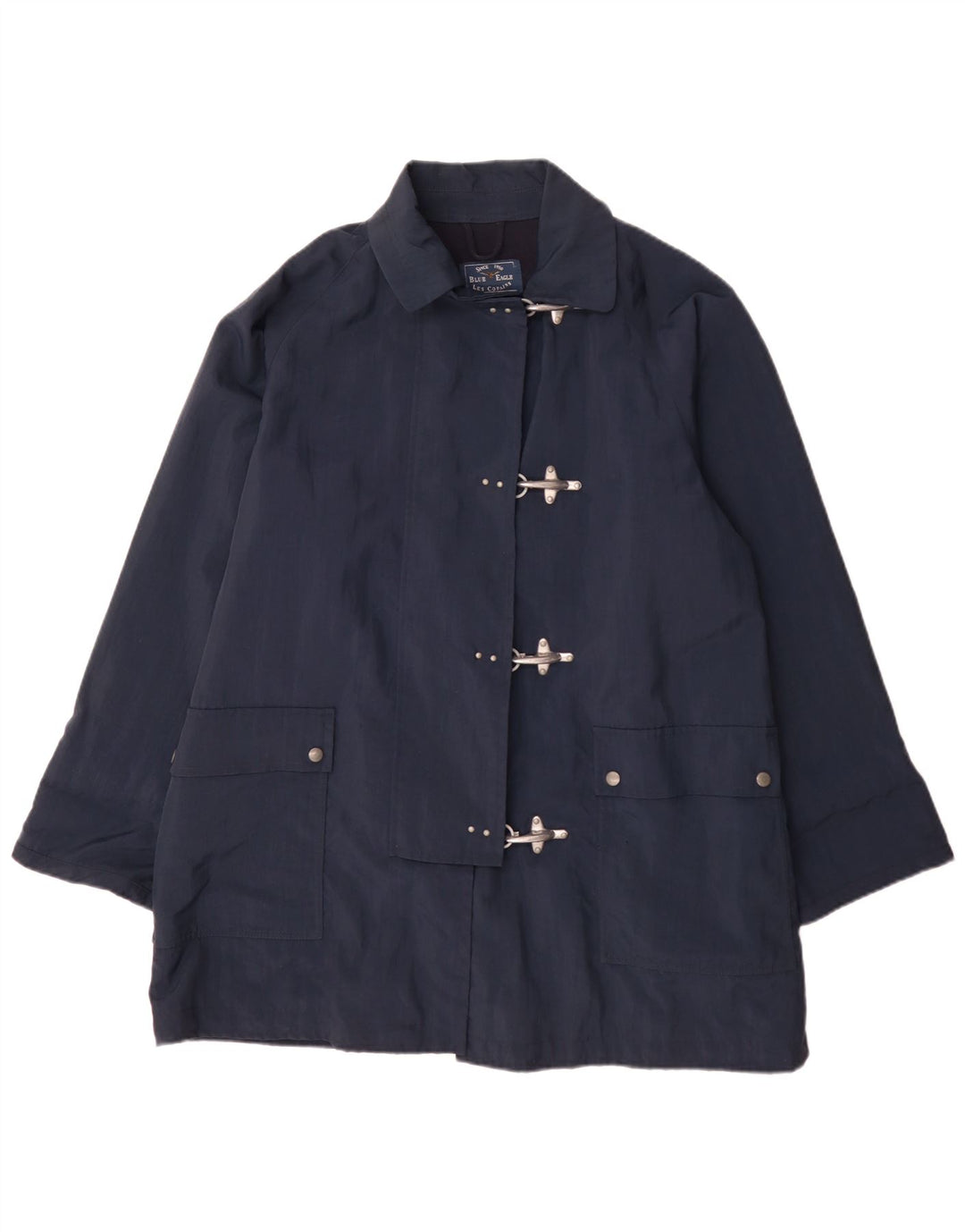 Les Copains Damen Blue Eagle Übergroße Utility-Jacke IT 44 Medium Navy