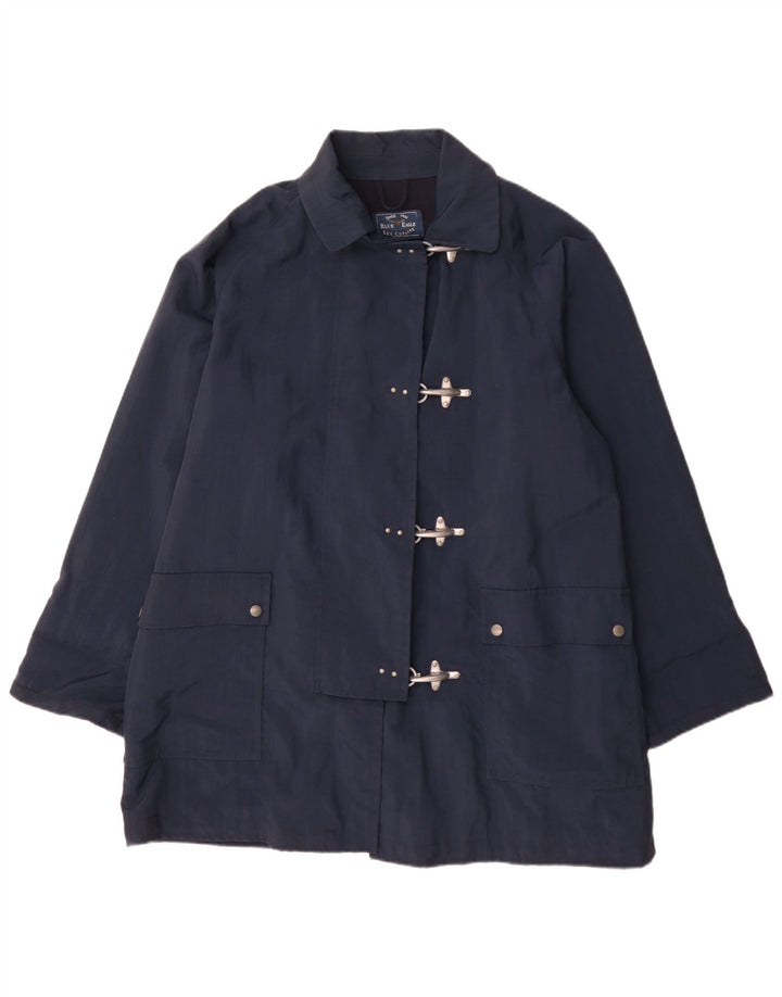 Les Copains Damen Blue Eagle Übergroße Utility-Jacke IT 44 Medium Navy