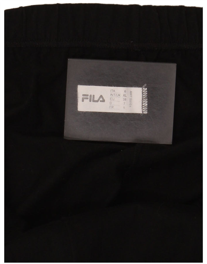 Fila Herren-Trainingshose XL, schwarze Baumwolle
