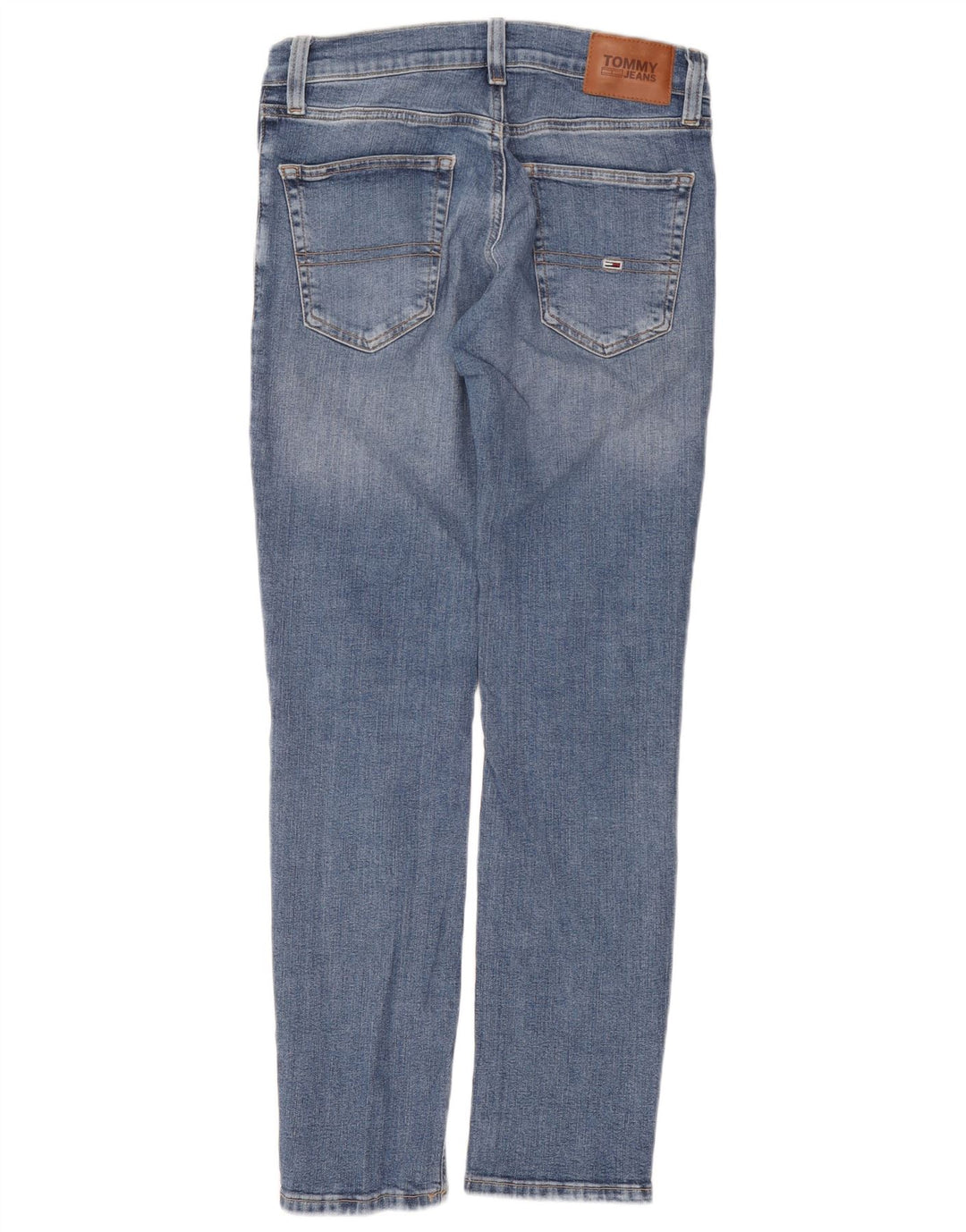 Tommy Hilfiger Damen Slim Jeans W30 L32 Blaue Baumwolle