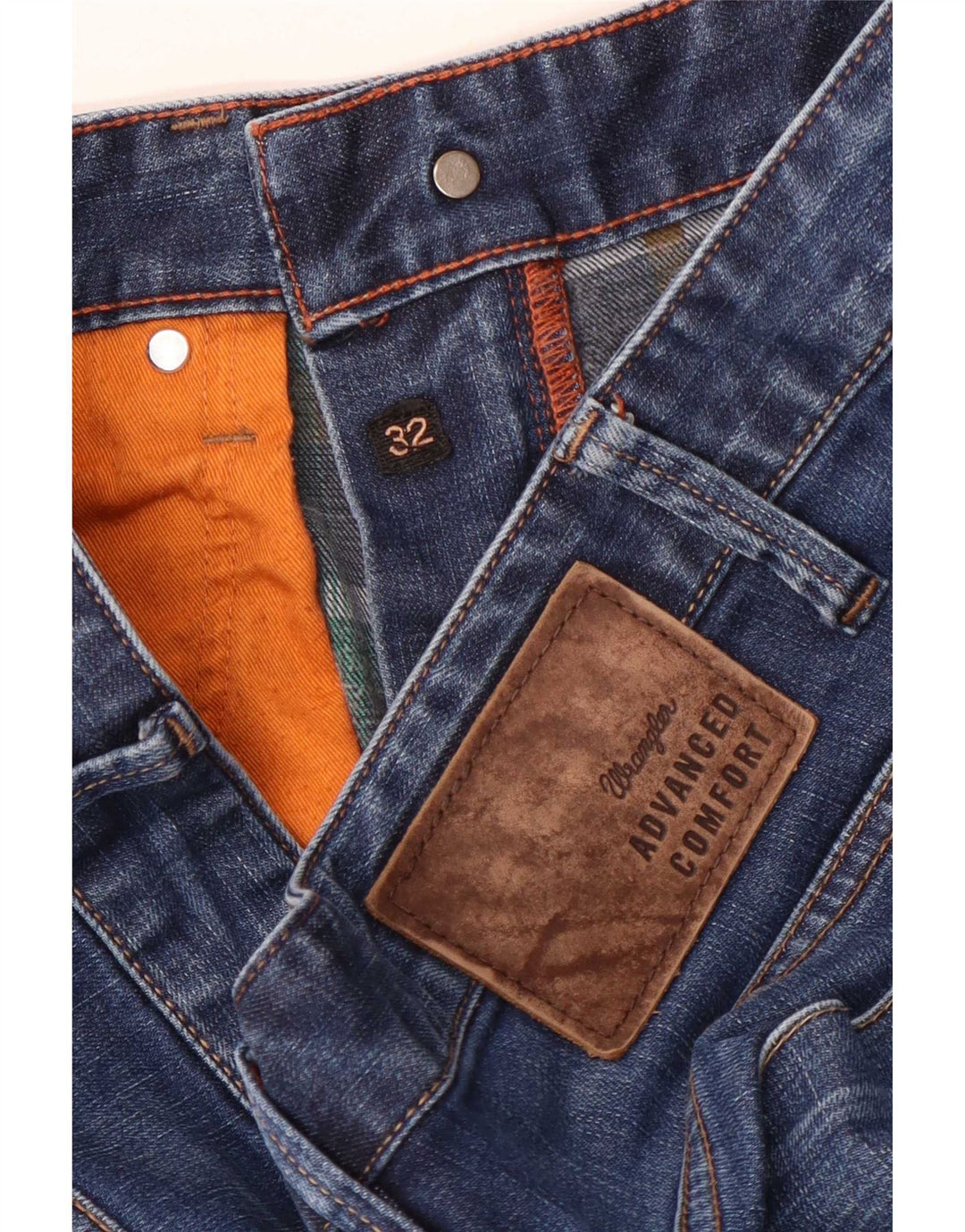 Wrangler Herren Slim Jeans W32 L30 Blau