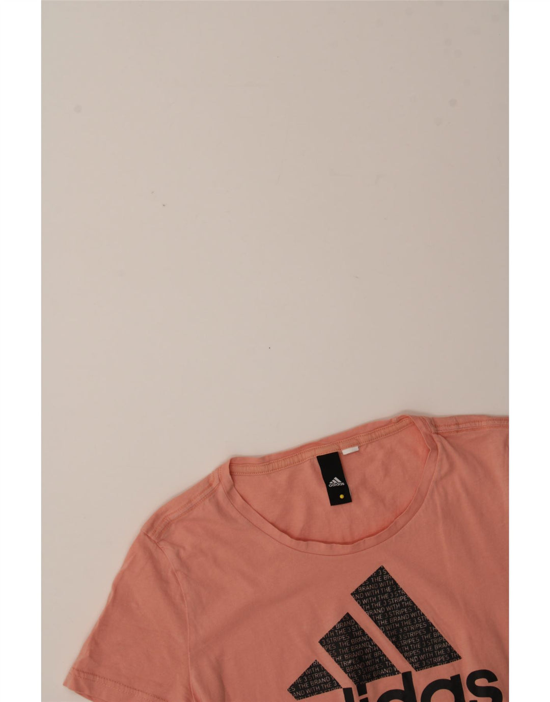 ADIDAS Womens Graphic T-Shirt Top UK 12 Medium Pink Vintage Adidas and Second-Hand Adidas from Messina Hembry 
