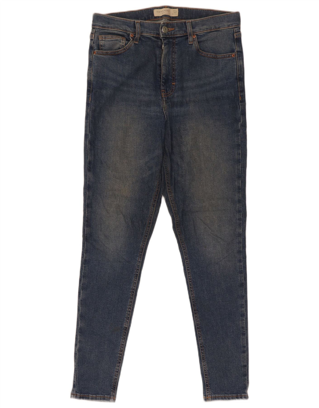 Topshop Damen Jamie Skinny Jeans W30 L32 Blau Polyester