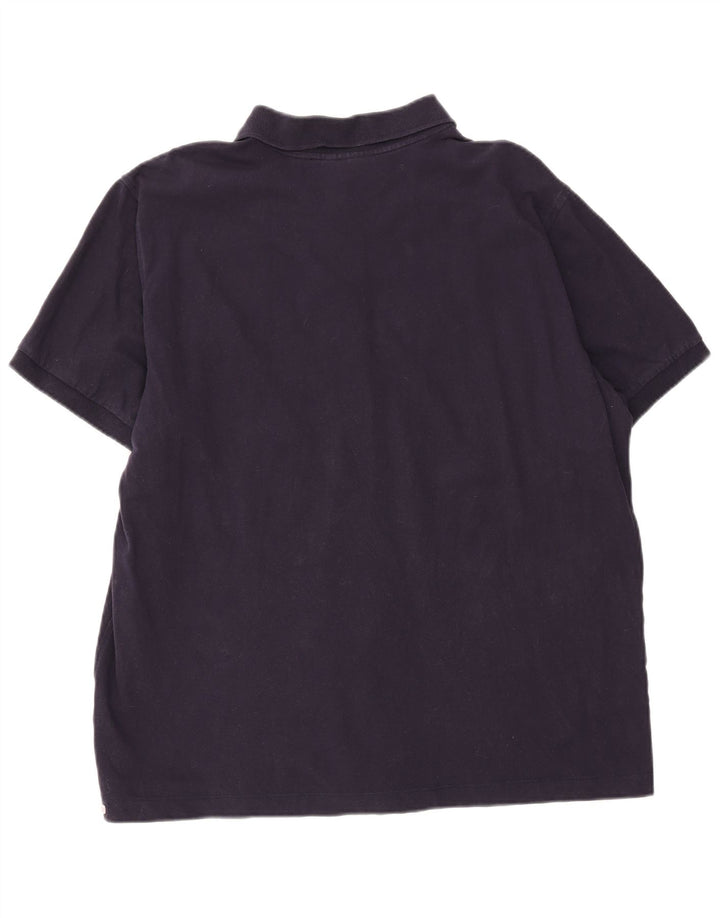 PUMA Mens Polo Shirt 2XL Navy Blue Cotton