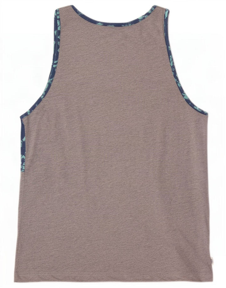 Vans Herren Grafik-Weste-Top, klein, grau, geometrisch