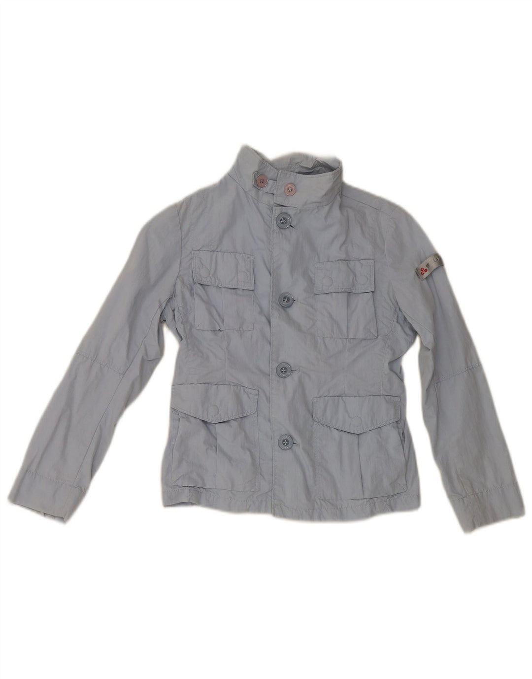 PEUTEREY Utility-Jacke für Mädchen, 7–8 Jahre, blaues Polyamid