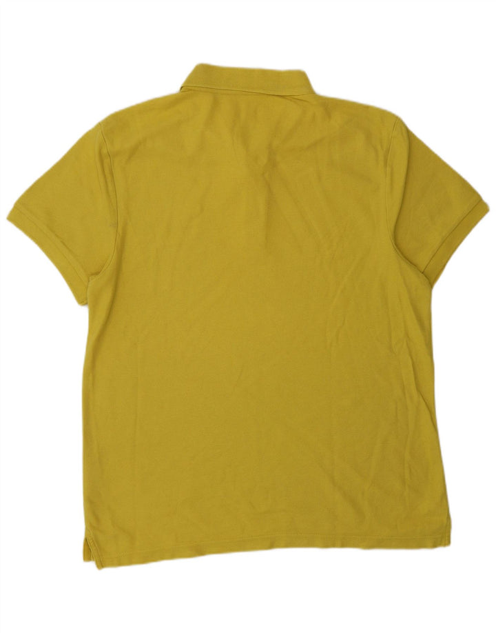 NIKE Herren-Poloshirt aus mittelgelber Baumwolle