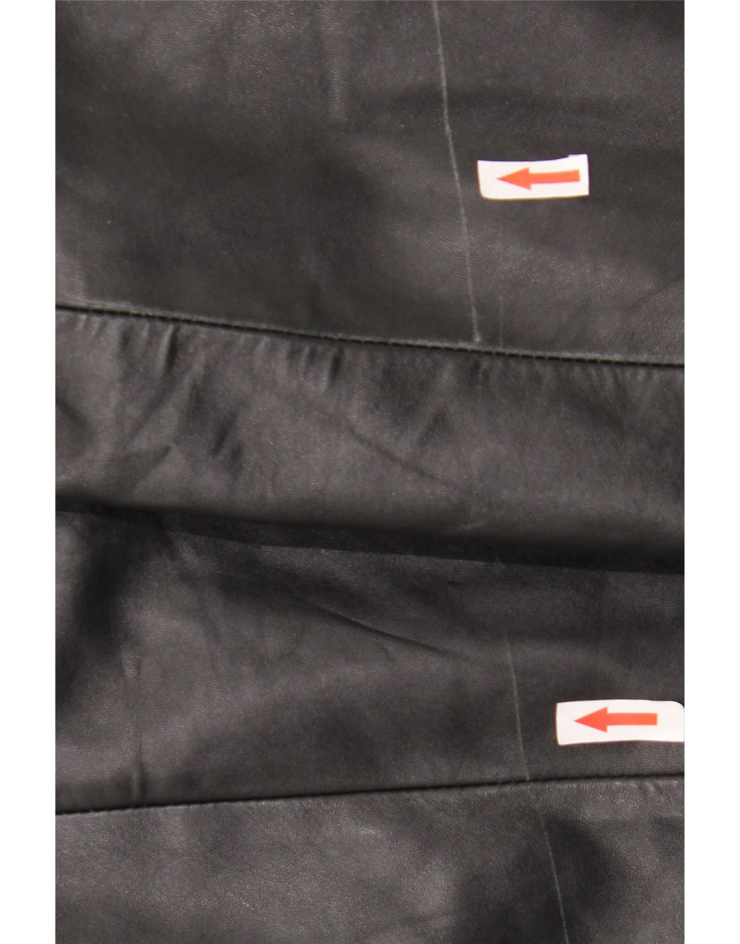 Helium Damen Ledermantel UK 10 Small Schwarz