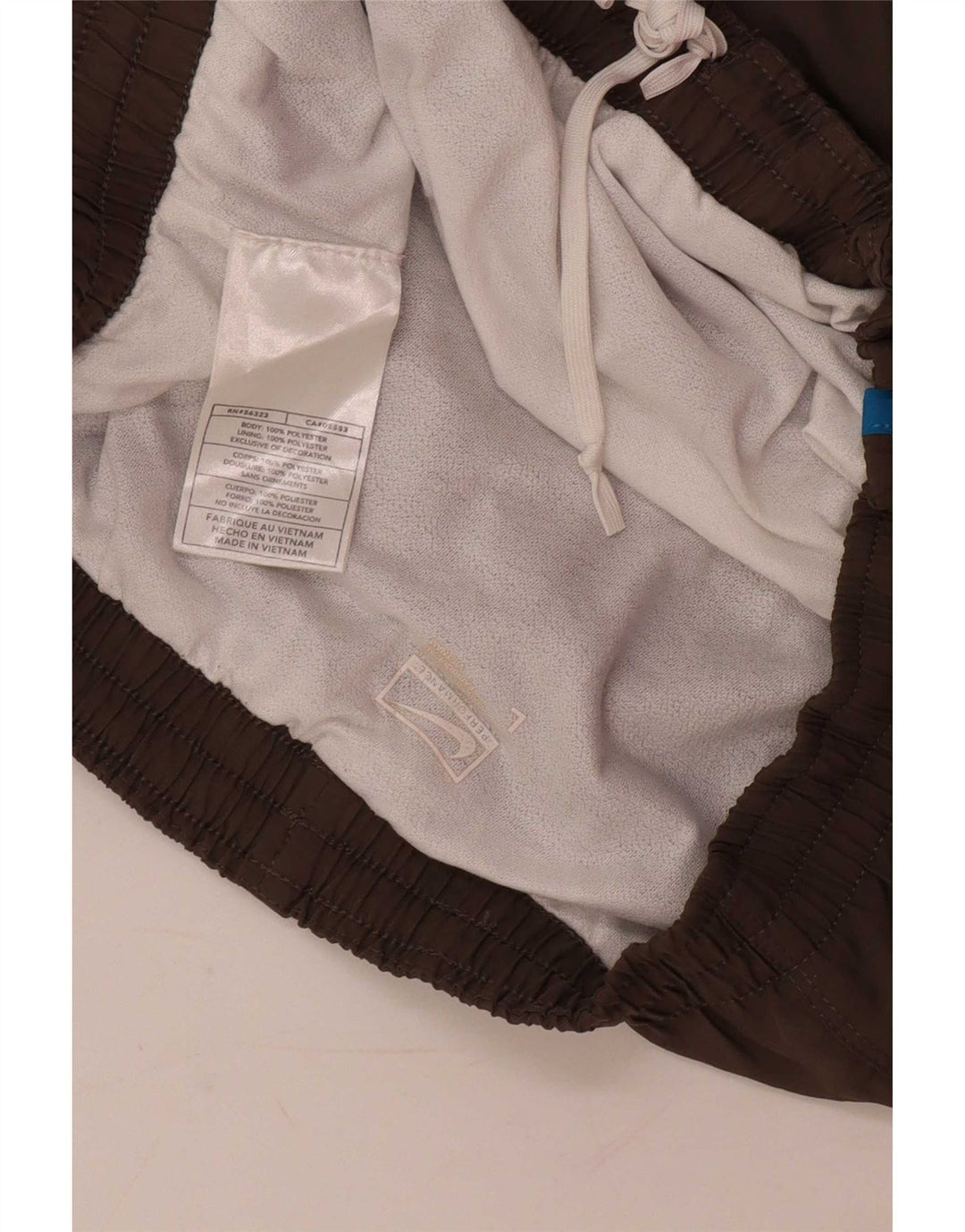 Nike Herren-Sportshorts, groß, braunes Farbblock-Polyester