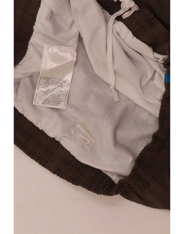 Nike Herren-Sportshorts, groß, braunes Farbblock-Polyester