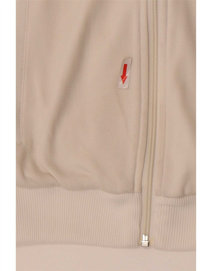 Adidas Damen Trainingsanzug Top Jacke EU 36 Small Weiß Polyamid