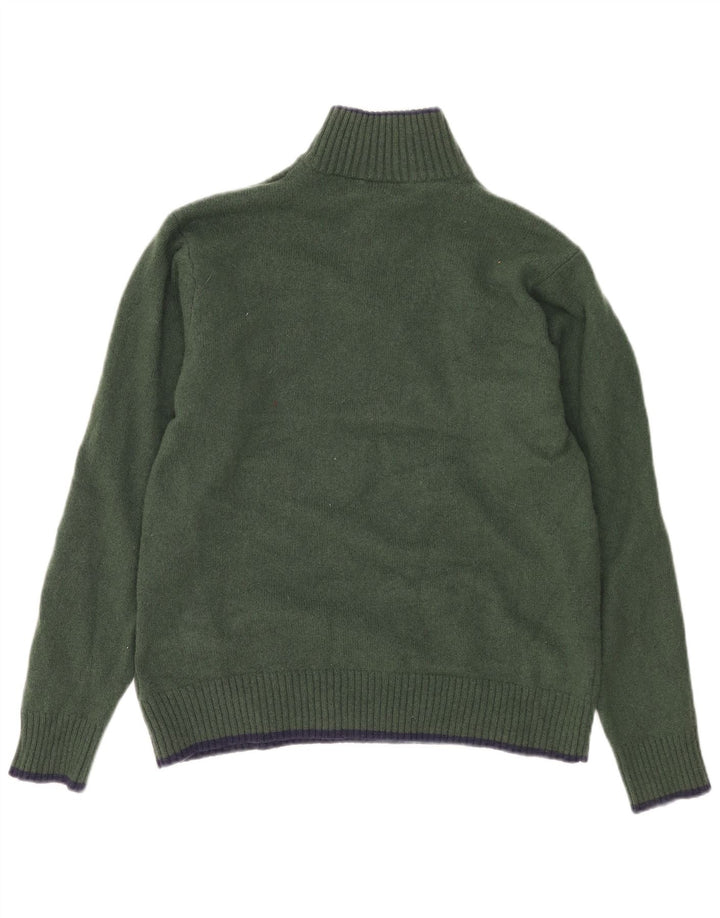 FILA Damen-Pullover mit Reißverschluss, UK 18, XL, Khaki, Lammwolle