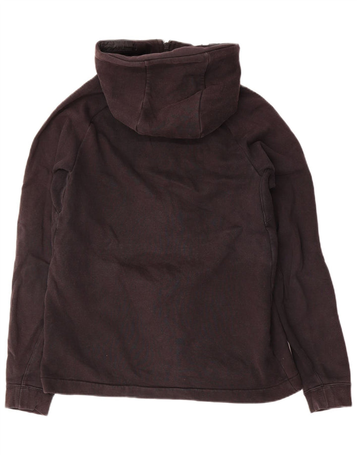 Nike Herren-Kapuzenpullover mit Reißverschluss, mittelschwarz, Baumwolle