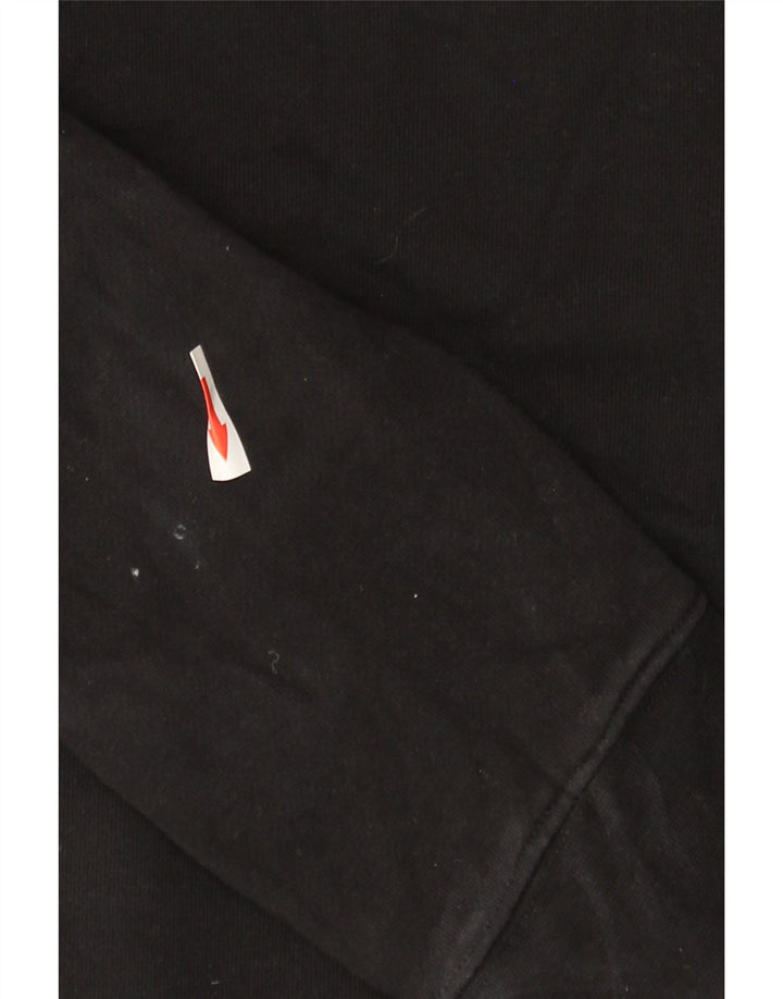 Marks & Spencer Herren-Kapuzenpullover aus mittelschwarzer Baumwolle
