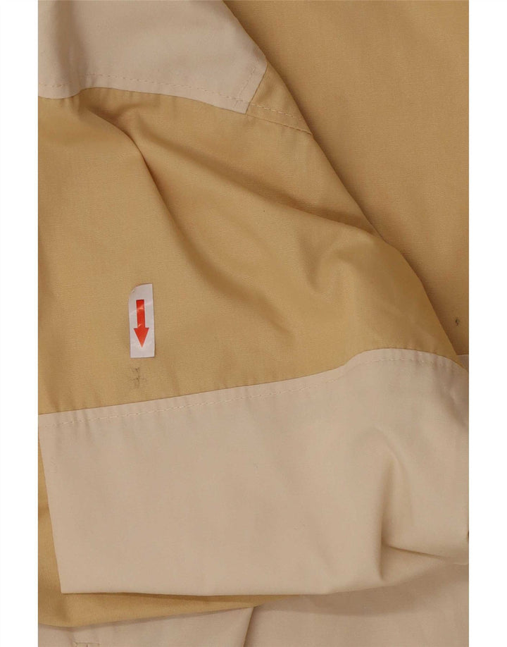 Diolen Herren-Regenjacke UK 38 Mittelgelbes Colourblock-Polyester