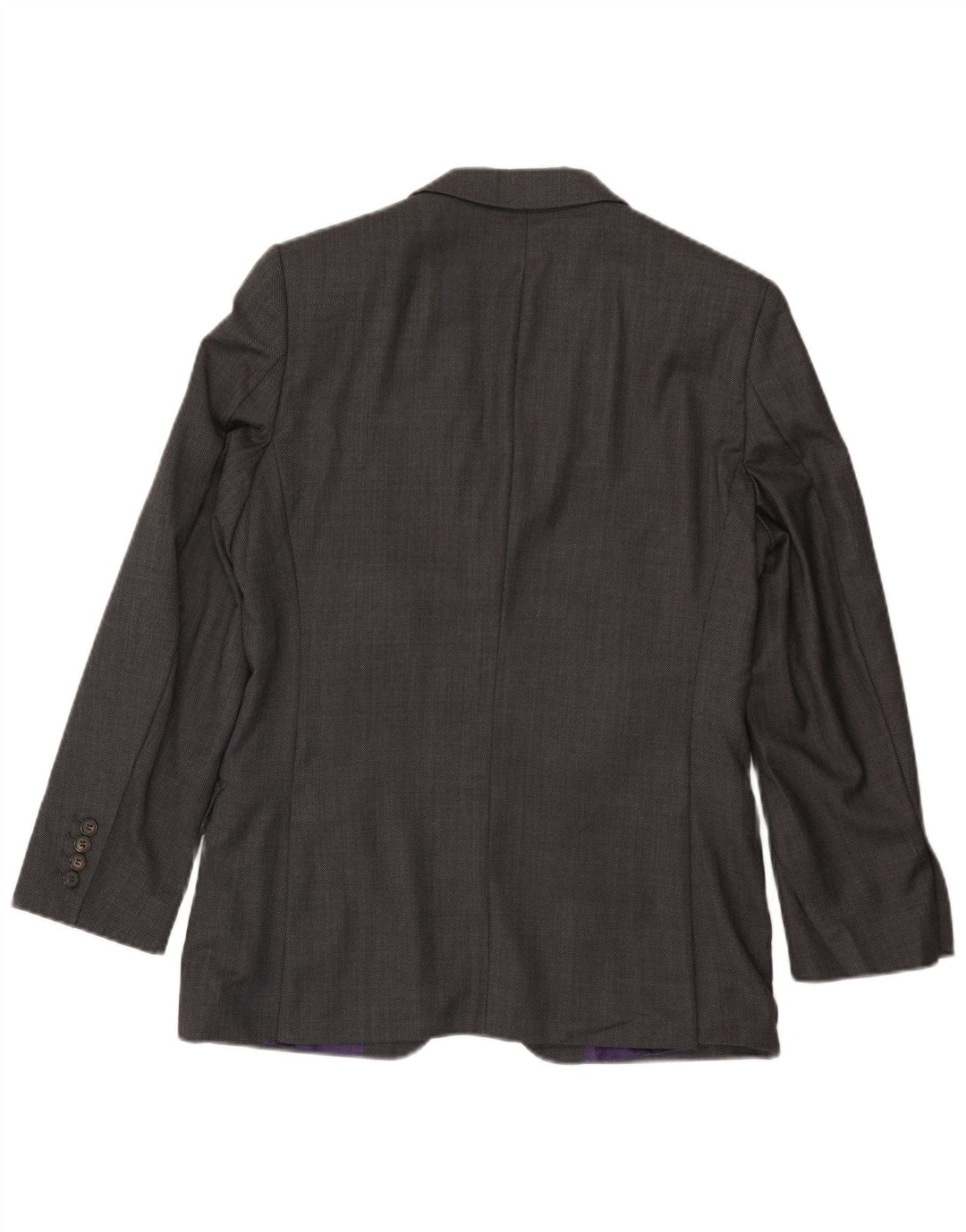 Ted Baker Herren-Blazer mit 2 Knöpfen, UK 36, kleine graue Wolle