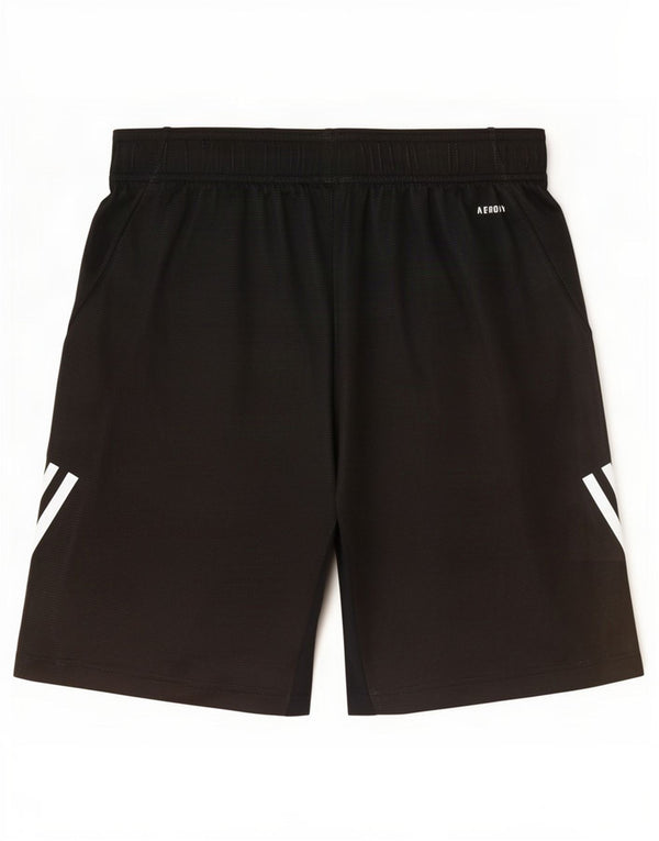 Adidas Jungen Aeroready Sportshorts 15–16 Jahre, schwarzes Polyester