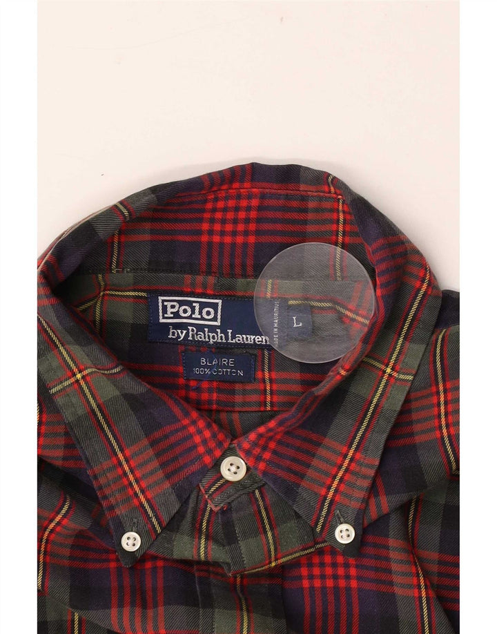 Polo Ralph Lauren Blaire Flanellhemd für Herren, groß, mehrfarbig kariert