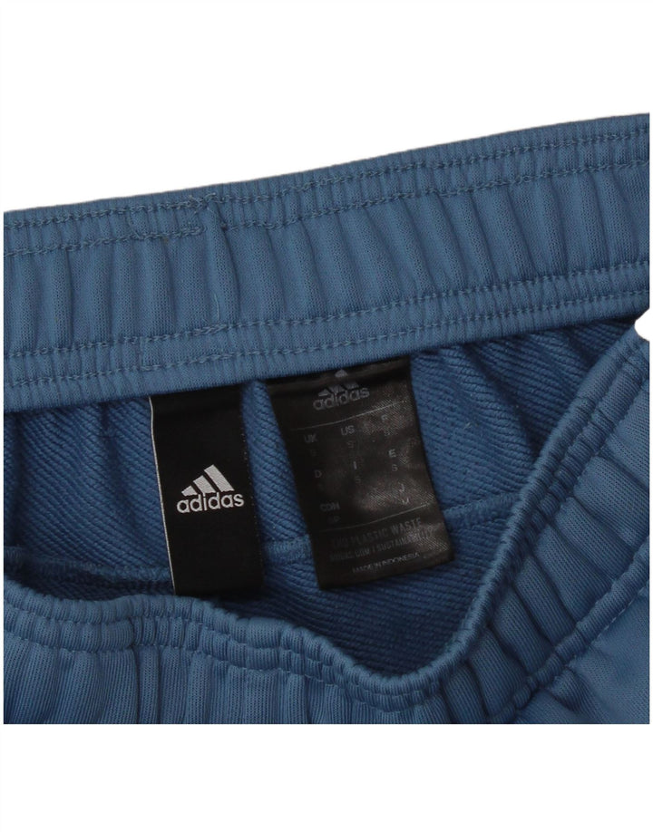 ADIDAS Mens Tracksuit Trousers Small Blue Polyester Sports