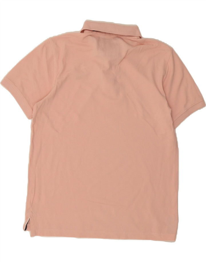 J. CREW Mens Polo Shirt Medium Pink Cotton Vintage J. Crew and Second-Hand J. Crew from Messina Hembry 