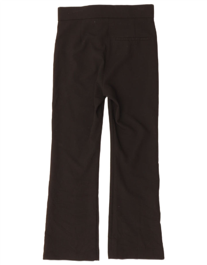 ZARA Womens Bootcut Casual Trousers Medium W28 L27 Black Polyester