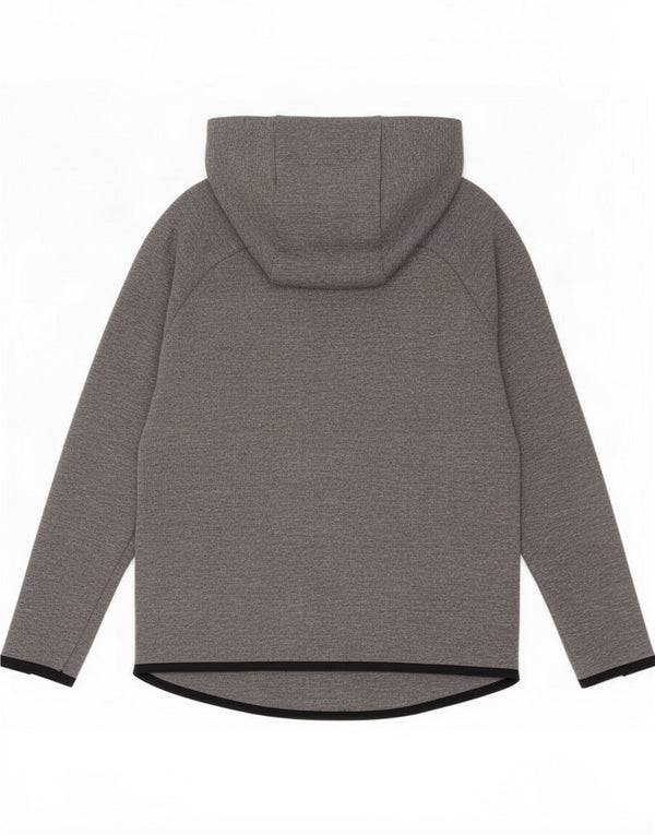 Nike Jungen-Kapuzenpullover mit Reißverschluss, 12–13 Jahre, groß, Grau