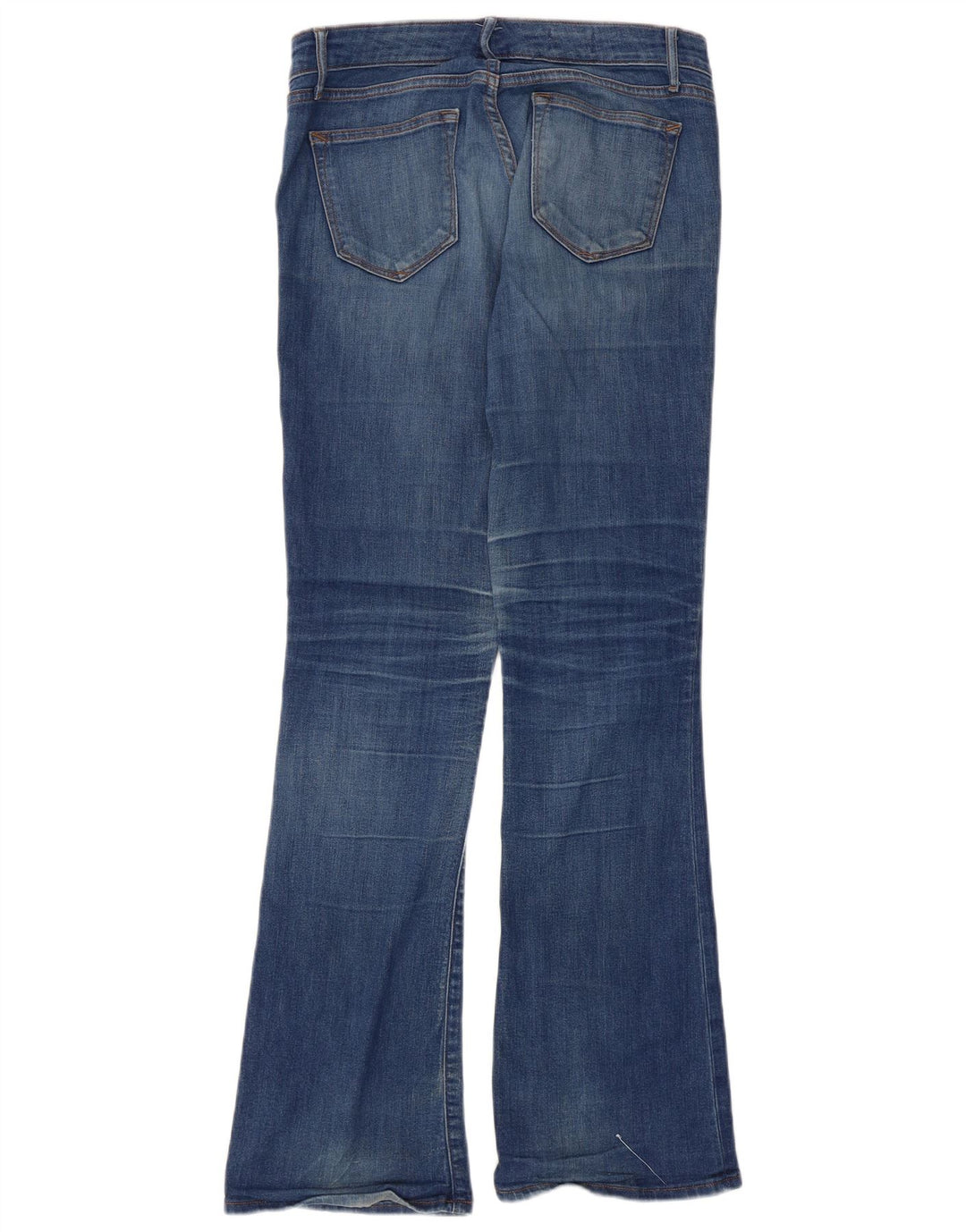 Gap Damen Sexy Distressed Bootcut Jeans W26 L31 Blaue Baumwolle