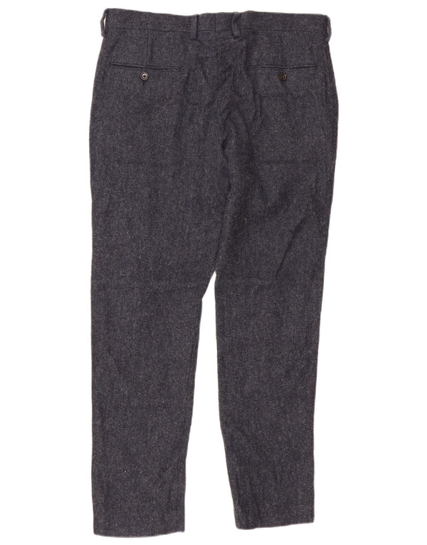 J. Crew Herren Ludlow Slim Chino Hose W33 L30 Marineblaue Wolle