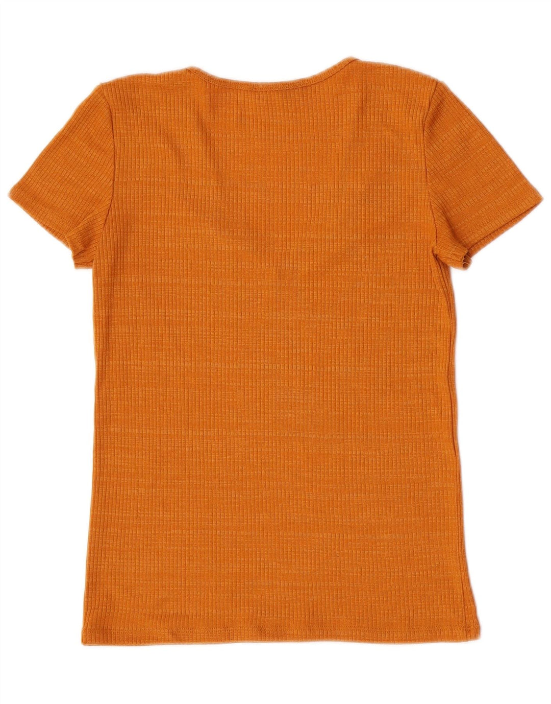Zara Damen T-Shirt Top UK 10 Small Orange