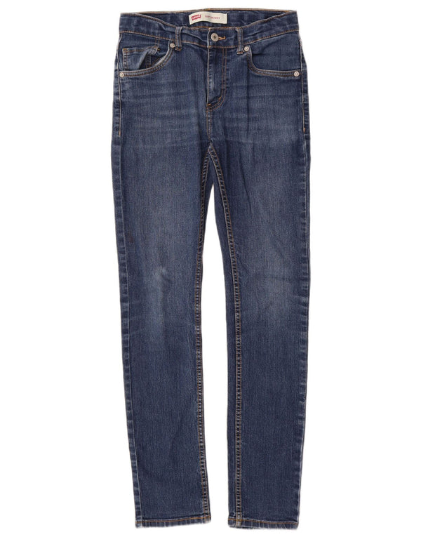 Levi's Mädchen 510 Skinny Jeans 15–16 Jahre W26 L30 Blaue Baumwolle