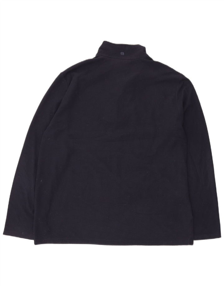 MOUNTAIN WAREHOUSE Herren-Fleecepullover mit Reißverschluss, XL, Marineblau, Polyester
