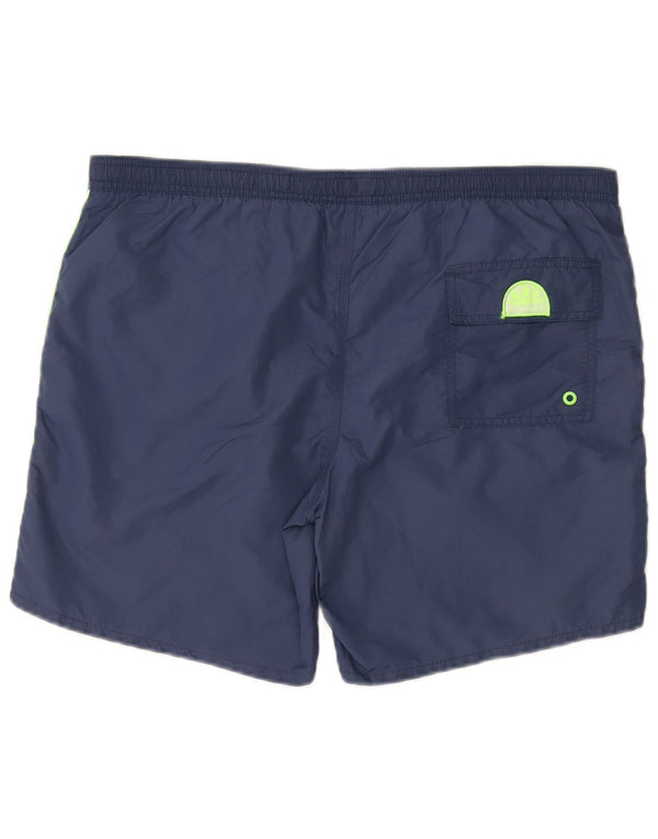 Sundek Herren-Badeshorts, groß, marineblaues Nylon