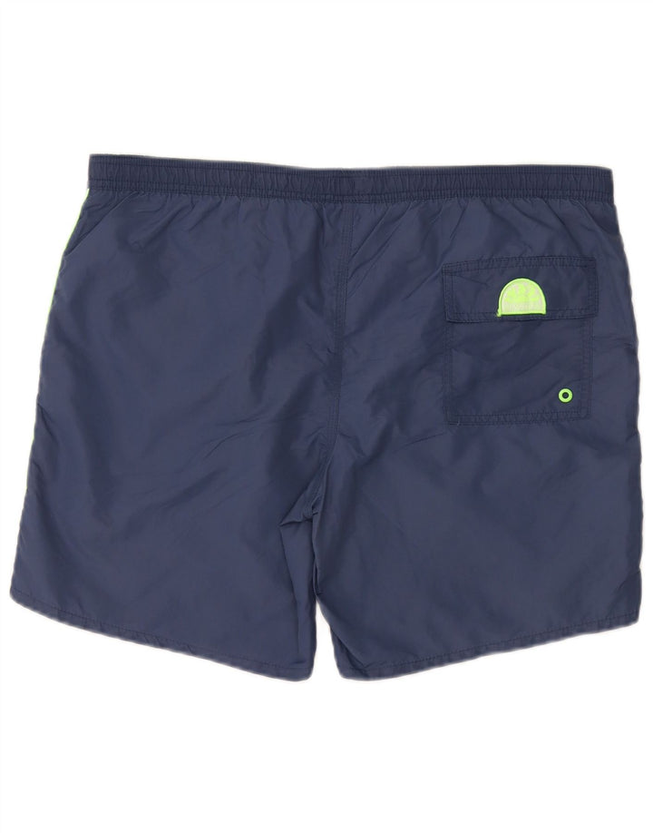 Sundek Herren-Badeshorts, groß, marineblaues Nylon